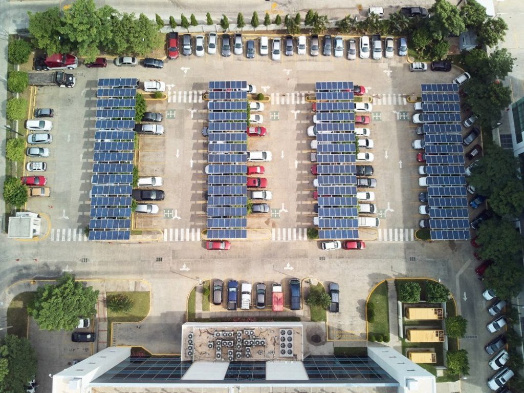 commercial solar panels cars